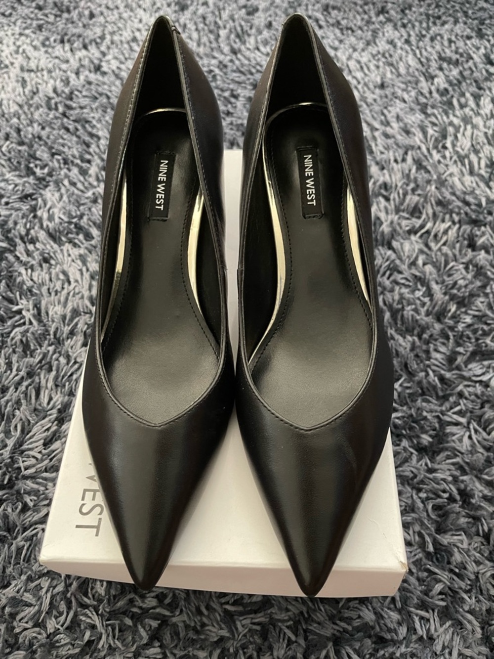 Nine West Ariella Heels Black, Size: 9M